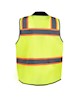 SV544-GR Two Toned Class 2 Safety Vest (Green Bottom) SWATCH