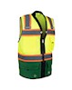 SV544-GR Two Toned Class 2 Safety Vest (Green Bottom) SWATCH