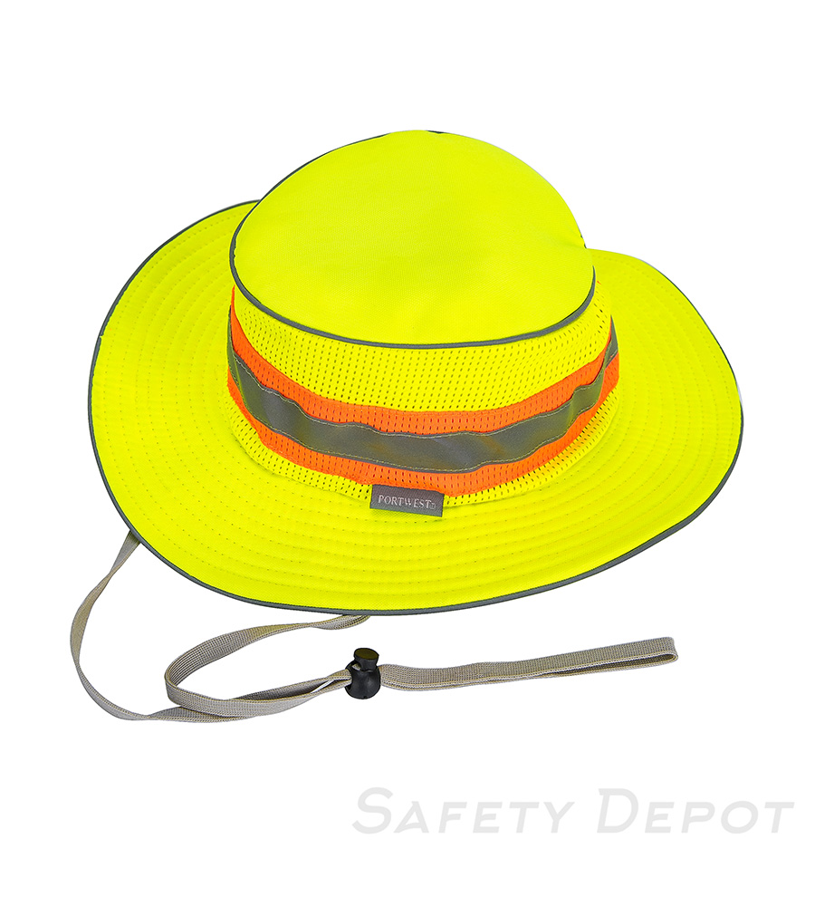 HA155yer Yellow Hi-Vis Summer Ranger Hat MAIN