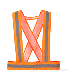 HV55YER Orange Hi-Vis Reflective Strap SWATCH