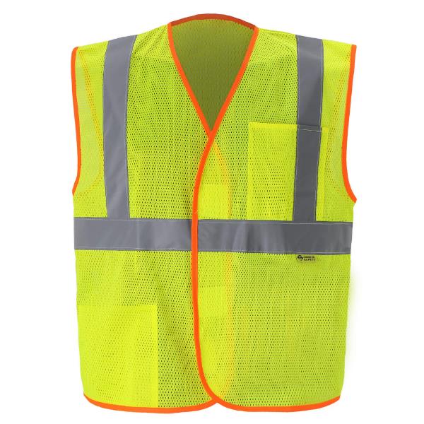 Yellow Lime Economy Safety Vest MAIN