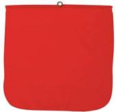 OH16-C Red Cotton Overhang Truck Flag 16" x 16" MAIN