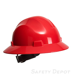 PS56 Red Full Brim Premier Hard Hat SWATCH