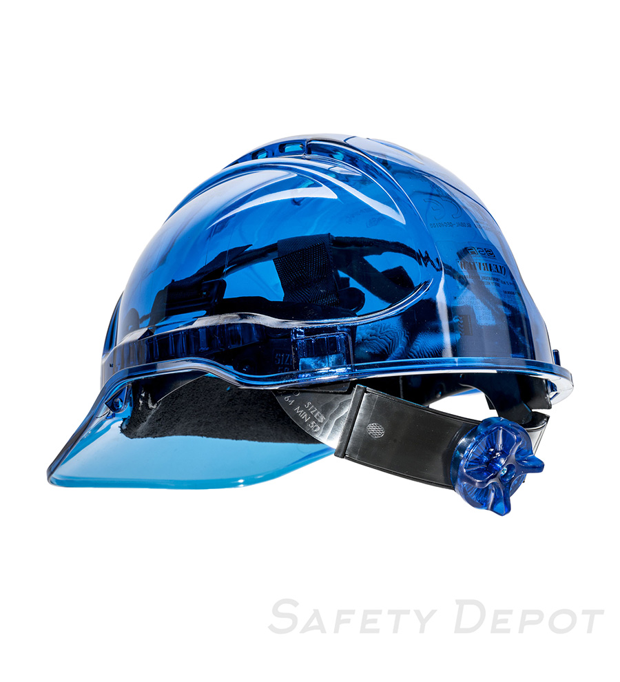 PV60 Blue Peak View Ratchet Hard Hat Vented MAIN