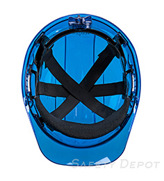 PV60 Blue Peak View Ratchet Hard Hat Vented SWATCH