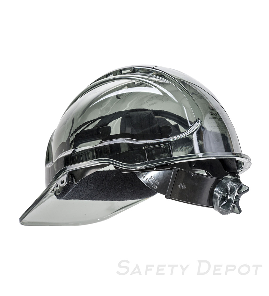 PV60 Smoke Peak View Ratchet Hard Hat Vented MAIN