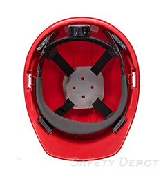 PW01 Red Safety Pro Hard Hat SWATCH