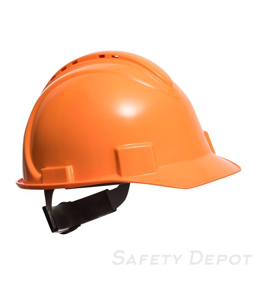 PW02 Orange Safety Pro Hard Hat Vented MAIN