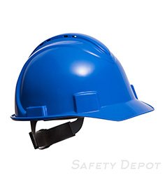 PW02 Royal Blue Safety Pro Hard Hat Vented SWATCH