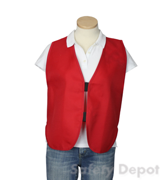 lADIES rED  Safety Vest MAIN