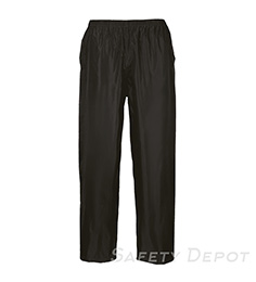 S441 Classic Black Multi Color Rain Pants All Weather Protection THUMBNAIL