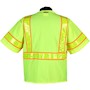 8148C-3 Class 3 Yellow Snap Safety Vest SWATCH