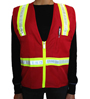 Red Petite safety vest SWATCH