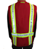 Red Petite safety vest SWATCH