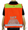Children's Orange Reflective Poncho SWATCH