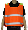 Children's Orange Reflective Poncho SWATCH