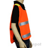 Children's Orange Reflective Poncho SWATCH