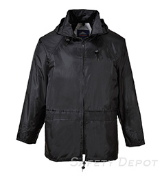 US440nar Black Classic Rain Jacket-SAFETY DEPOT THUMBNAIL