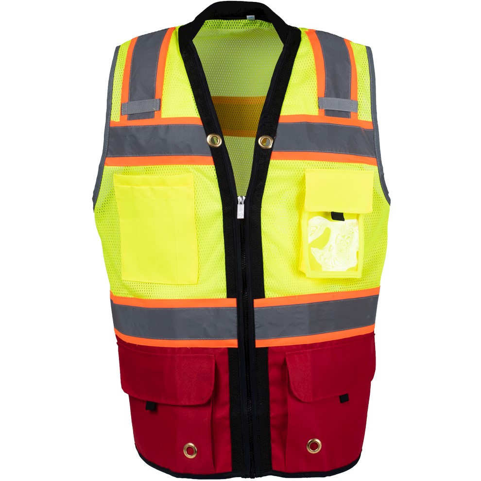 Black Bottom Two Toned Class 2 Safety Vest