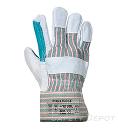 A230 - Double Palm Rigger Glove Gray SWATCH