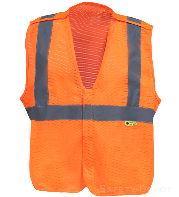 Orange Breakaway Safety Vests MAIN