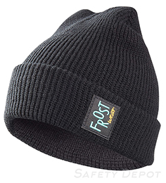 FB-15 Black Acrylic  Beanie for men and women THUMBNAIL