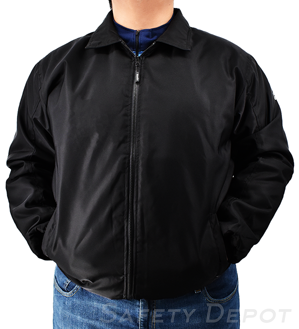 PACPB-BLK Black Bomber Jacket MAIN