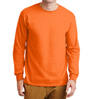 High Visibility Safety Long Sleeve Orange Shirt SWATCH