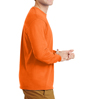 High Visibility Safety Long Sleeve Orange Shirt SWATCH