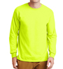 High Visibility Safety Long Sleeve Green Shirt SWATCH