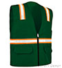 8038A-GR Green Safety Vest SWATCH