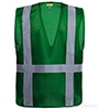 MSD1001GR Green Mesh Safety Vest SWATCH