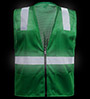 MSD1001GR Green Mesh Safety Vest SWATCH