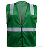 MSD1001GR Green Mesh Safety Vest SWATCH