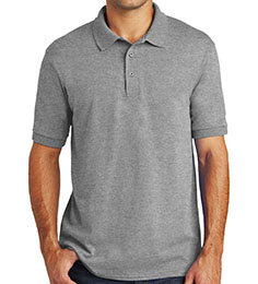 KP55-Gray Gray Polo Shirt Stain-release Finish THUMBNAIL