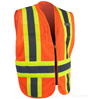 Orange Incident Command Vest Class 2 Mesh SWATCH