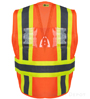 Orange Incident Command Vest Class 2 Mesh SWATCH