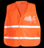 Orange Mesh Incident Command Vest SWATCH