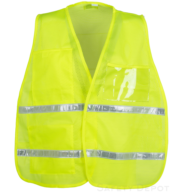 ICM105 .....Yellow/Lime Mesh Incident Command Vest MAIN