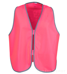 Pink lADIES' Safety Vest THUMBNAIL