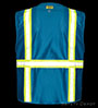 8038A-LB Light Blue Safety Vest SWATCH