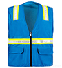 8038A-LB Light Blue Safety Vest SWATCH