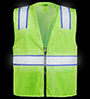 MSD1001LTGREEN Light Green Mesh Safety Vest SWATCH