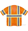 Orange Mesh Class 3 Safety Vest SWATCH