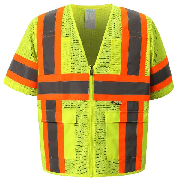 Safety Yellow Mesh Vest MAIN