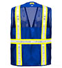 8038M-RB Royal Blue Mesh Safety Vest SWATCH