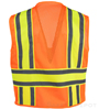 Orange Mesh Safety Vest SWATCH