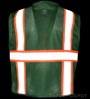 MP40-GR Professional Green Mesh Vest SWATCH