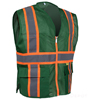 MP40-GR Professional Green Mesh Vest SWATCH