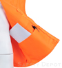 Orange Mesh Safety Vest with Bright Yellow Backing SWATCH